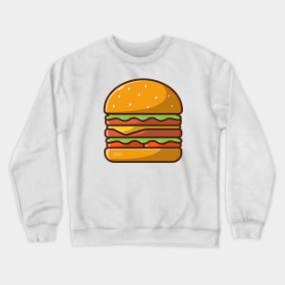 Big burger cartoon Crewneck Sweatshirt